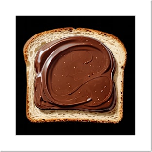 Chocolate Toast Sandwich Bread Vintage Yummy Kawaii Coffee Since Posters and Art